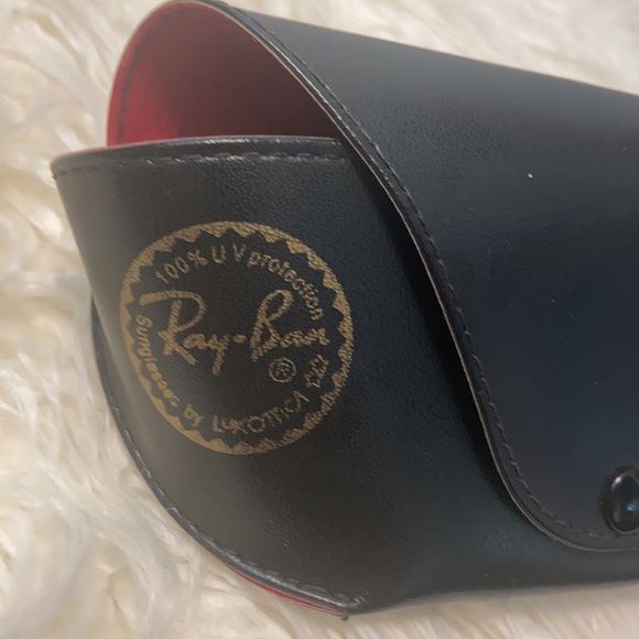 Ray Ban Eyeglasses Case Sunglasses Semi Hard - Picture 2 of 5